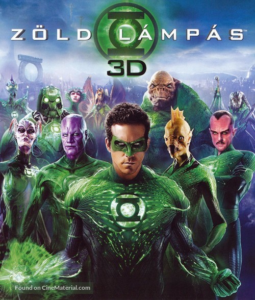 Green Lantern - Hungarian Blu-Ray movie cover