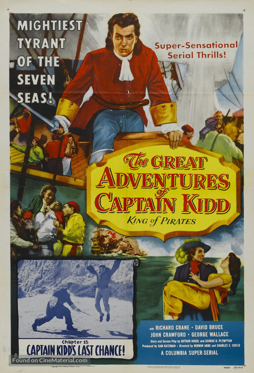 The Great Adventures of Captain Kidd - Movie Poster