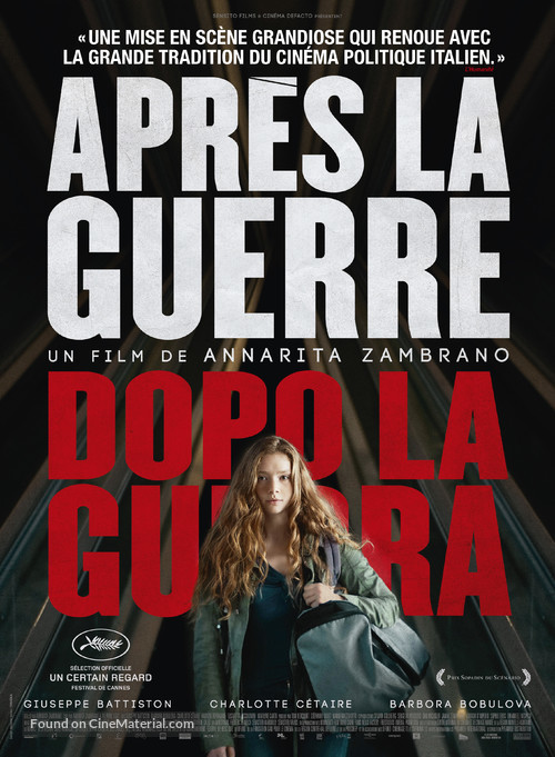 Dopo la guerra - French Movie Poster