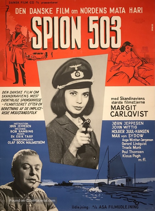 Spion 503 - Danish Movie Poster