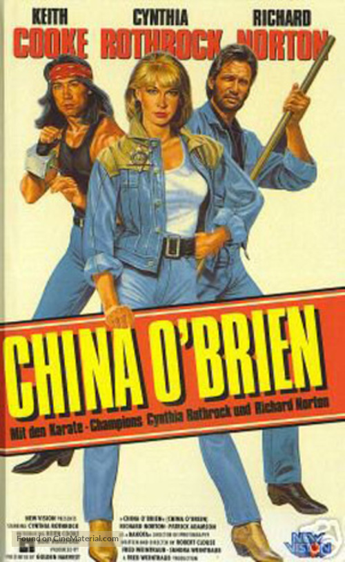 China O&#039;Brien - German VHS movie cover