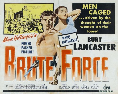 Brute Force - Re-release movie poster