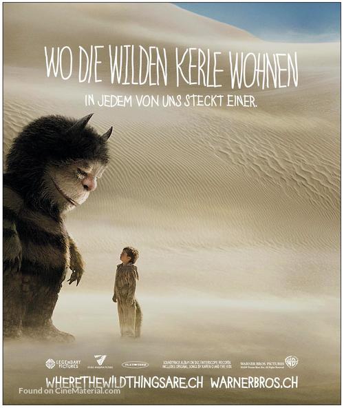 Where the Wild Things Are - Swiss Movie Poster