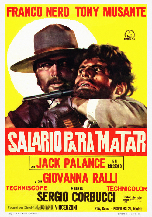 Il mercenario - Spanish Movie Poster