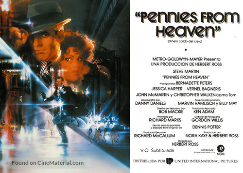 Pennies from Heaven - Spanish Movie Poster
