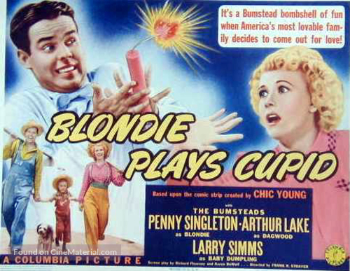 Blondie Plays Cupid - Theatrical movie poster