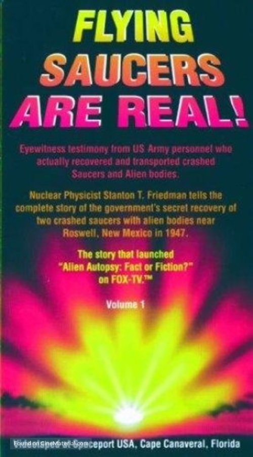 UFO&#039;s Are Real - VHS movie cover