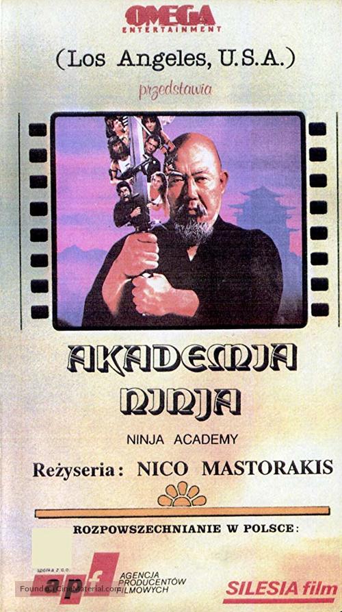 Ninja Academy - Polish VHS movie cover