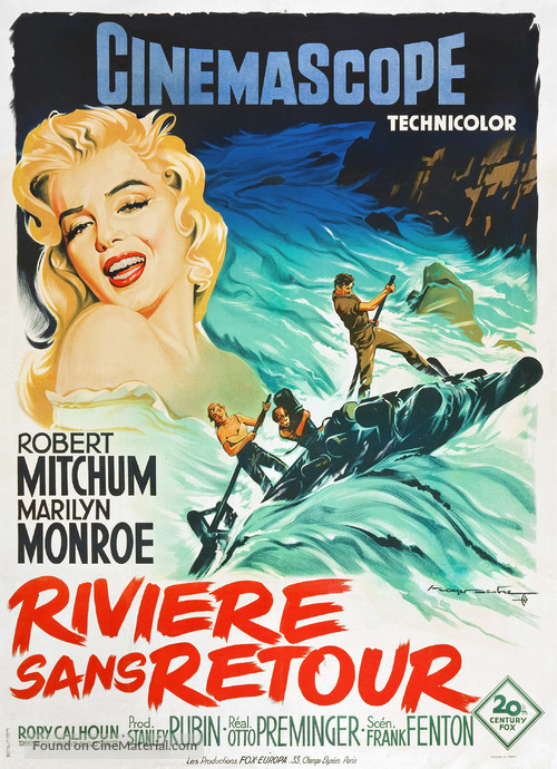 River of No Return - French Movie Poster