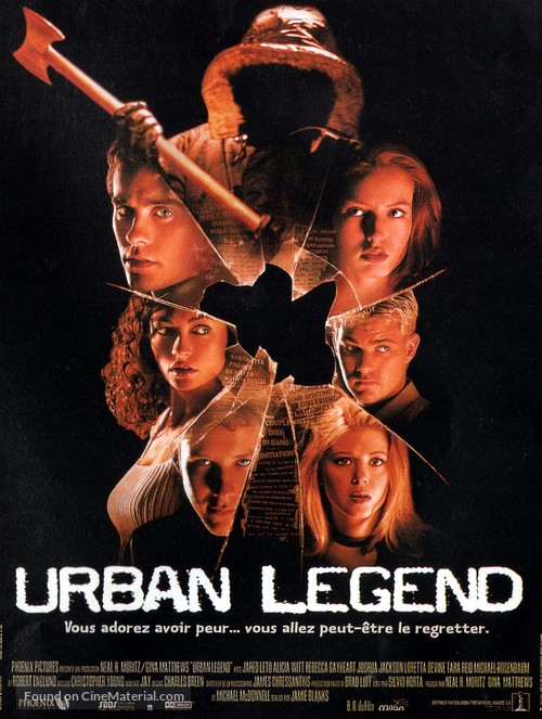 Urban Legend - French Movie Poster