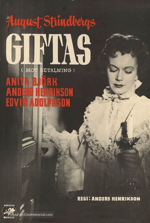 Giftas - Swedish Movie Poster