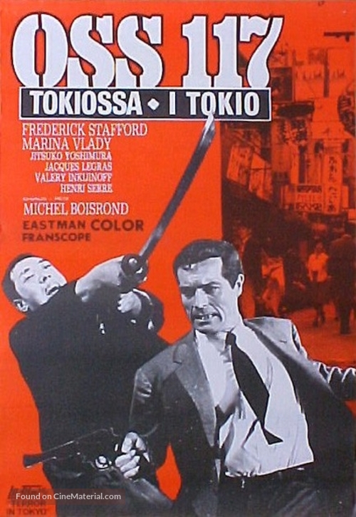 Atout coeur &agrave; Tokyo pour O.S.S. 117 - Finnish Movie Poster