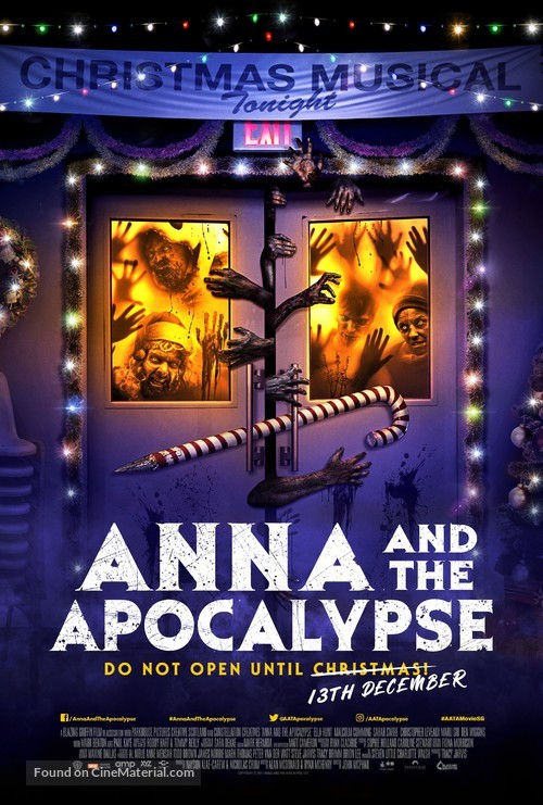 Anna and the Apocalypse - Singaporean Movie Poster