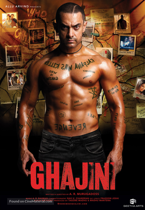 Ghajini - Indian Movie Poster