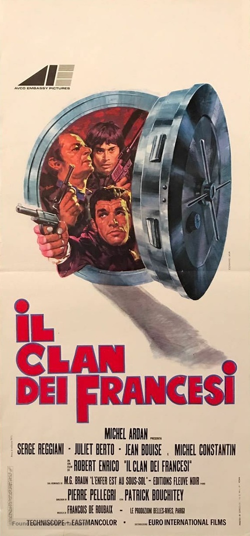 Les ca&iuml;ds - Italian Movie Poster