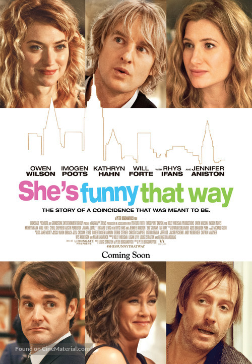 She&#039;s Funny That Way - Canadian Movie Poster