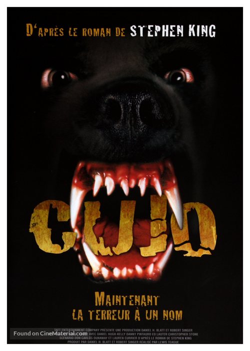 Cujo - French DVD movie cover