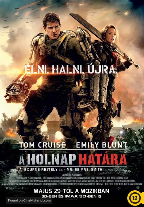Edge of Tomorrow - Hungarian Movie Poster