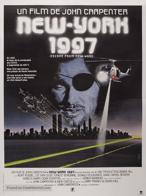 Escape From New York - French Movie Poster