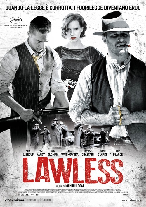 Lawless - Italian Movie Poster