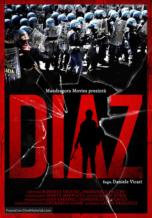 Diaz: Don&#039;t Clean Up This Blood - Italian Movie Poster