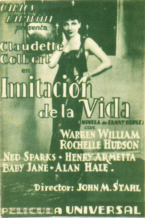 Imitation of Life - Spanish Movie Poster