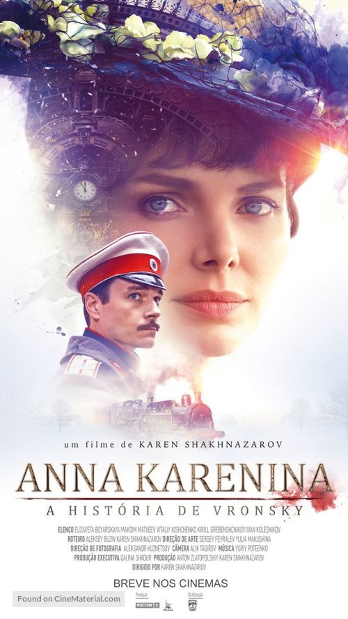 Anna Karenina. Istoriya Vronskogo - Brazilian Movie Poster