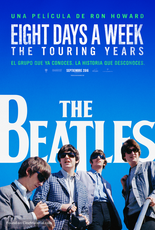 The Beatles: Eight Days a Week - The Touring Years - Spanish Movie Poster