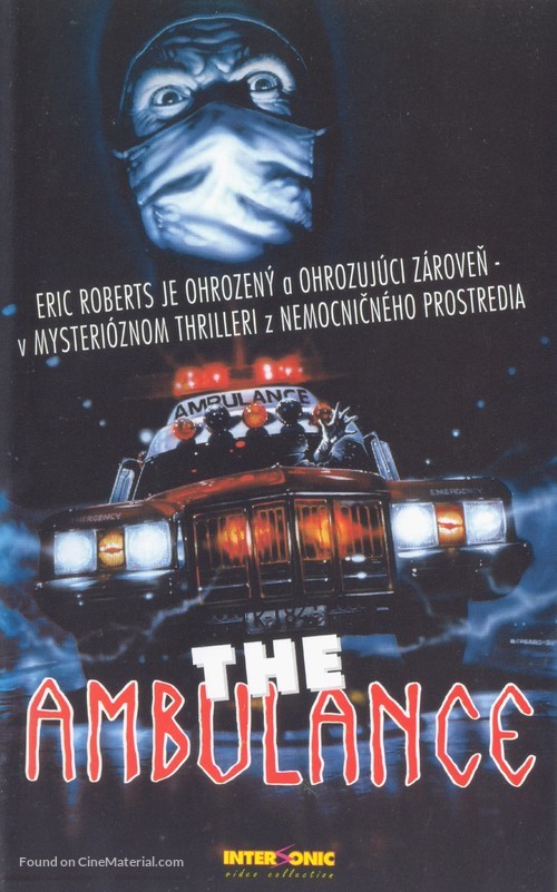 The Ambulance - Slovak VHS movie cover