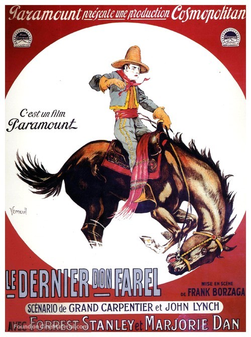 The Pride of Palomar (1922) French movie poster