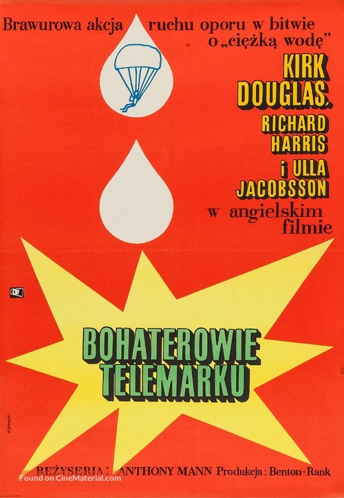 The Heroes of Telemark - Polish Movie Poster