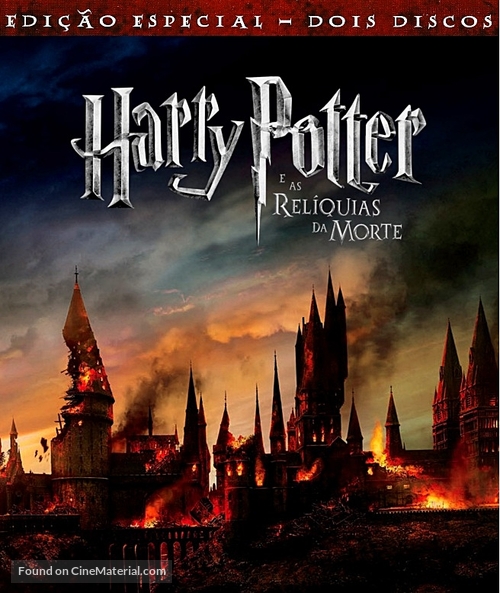 Harry Potter and the Deathly Hallows - Part 2 - Brazilian Blu-Ray movie cover