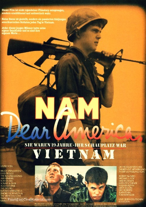 Dear America: Letters Home from Vietnam - German Movie Poster