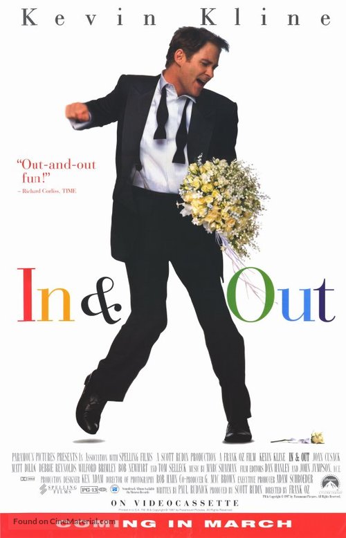 In &amp; Out - Video release movie poster