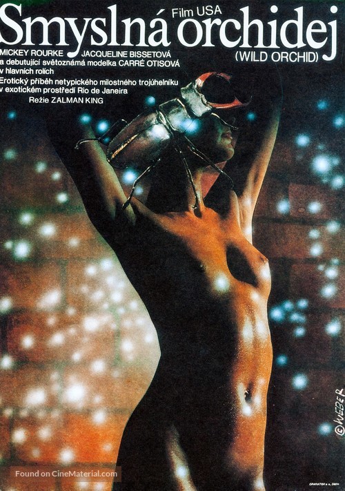Wild Orchid - Czech Movie Poster