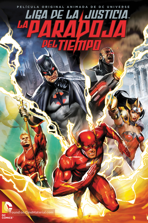 Justice League: The Flashpoint Paradox - Mexican DVD movie cover