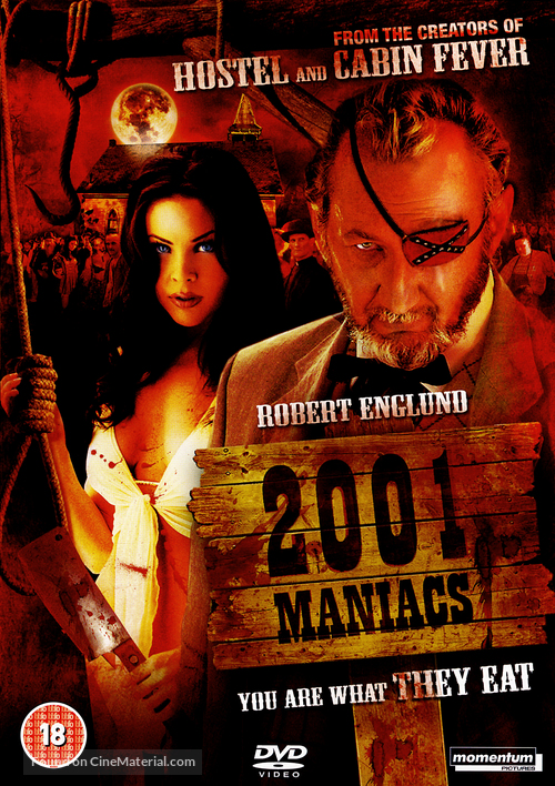 2001 Maniacs - British DVD movie cover