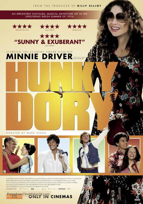 Hunky Dory - New Zealand Movie Poster