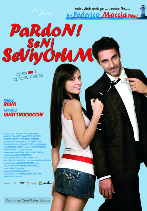 Scusa ma ti chiamo amore - Turkish Movie Poster