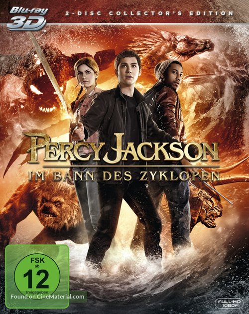Percy Jackson: Sea of Monsters - German Blu-Ray movie cover