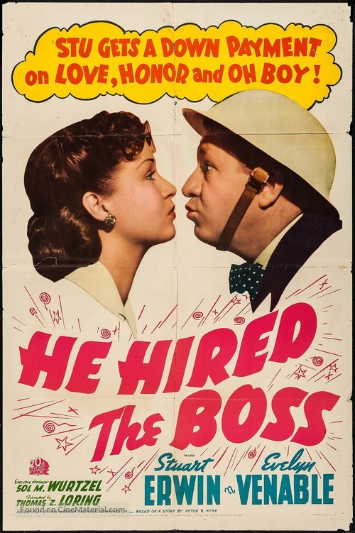 He Hired the Boss - Movie Poster