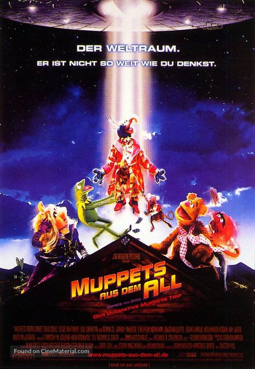 Muppets From Space - German Movie Poster