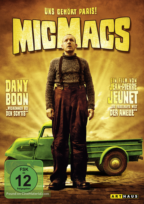 Micmacs &agrave; tire-larigot - German DVD movie cover