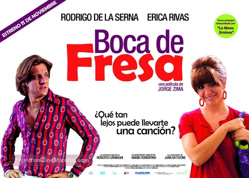 Boca de fresa - Argentinian Movie Poster