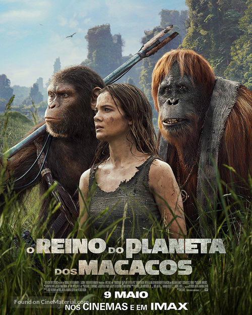 Kingdom of the Planet of the Apes - Portuguese Movie Poster