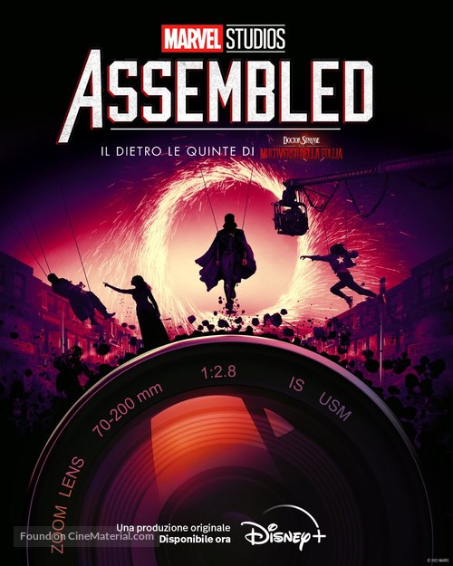 &quot;Marvel Studios: Assembled&quot; - Italian Movie Poster