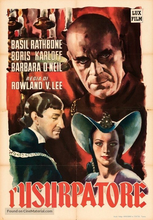 Tower of London - Italian Movie Poster