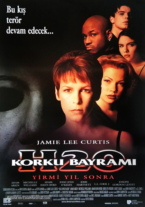 Halloween H20: 20 Years Later - Turkish Movie Poster