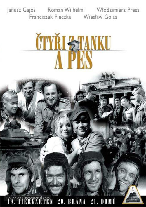 &quot;Czterej pancerni i pies&quot; - Czech DVD movie cover