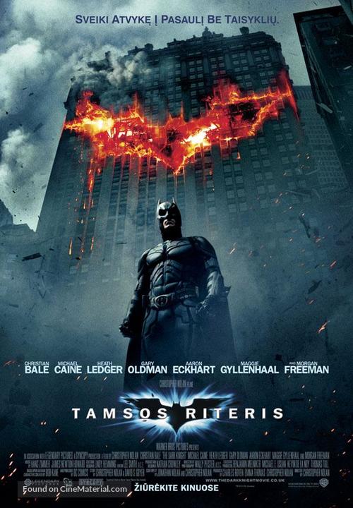 The Dark Knight - Lithuanian Movie Poster